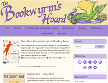 Tablet Screenshot of bookwyrmshoard.com
